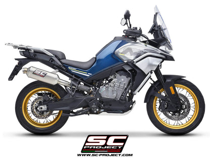 CFMOTO 800MT (2020 - 2025) Rally Raid Muffler, titanium