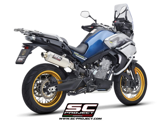 CFMOTO 800MT (2025-2026) - EURO 5+ Rally Raid titanium exhaust