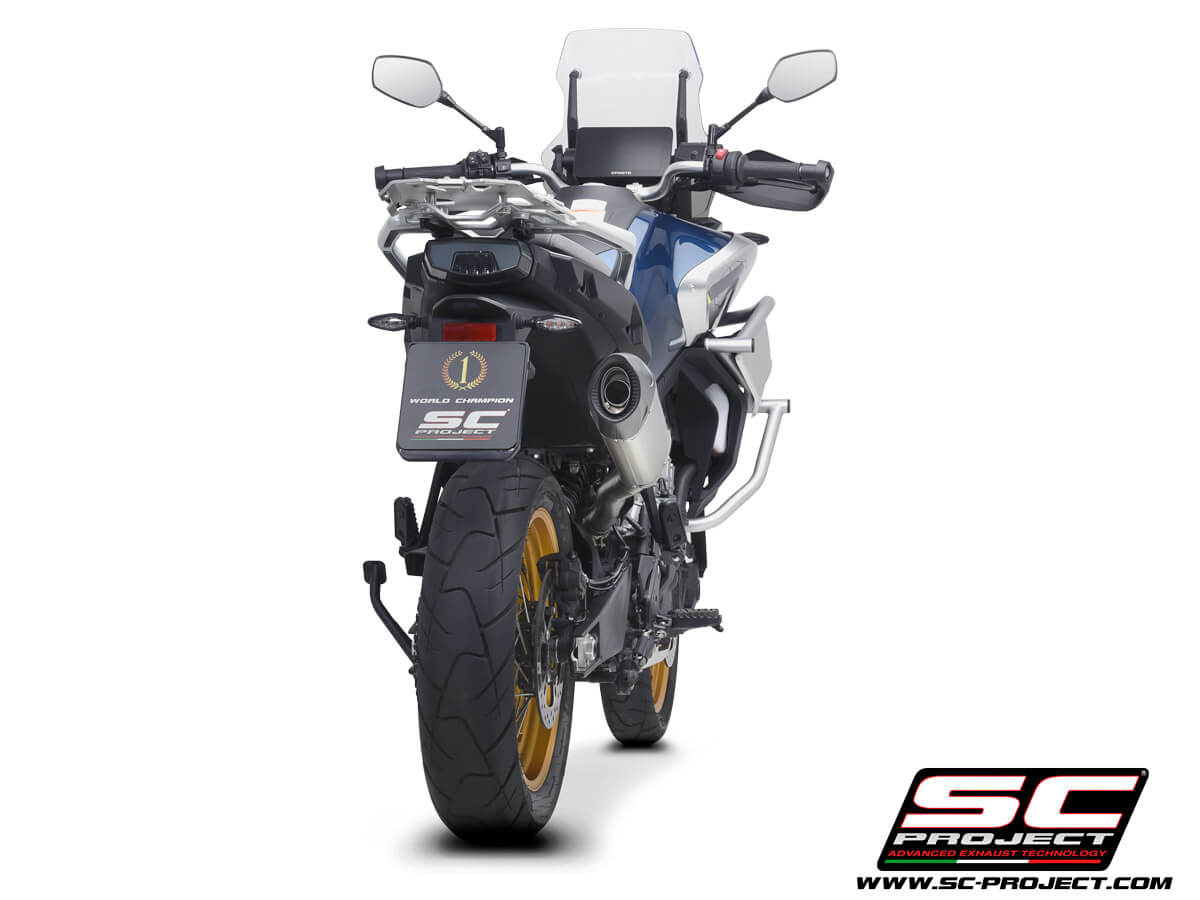 CFMOTO 800MT (2025-2026) - EURO 5+ X-Plorer II titanium exhaust