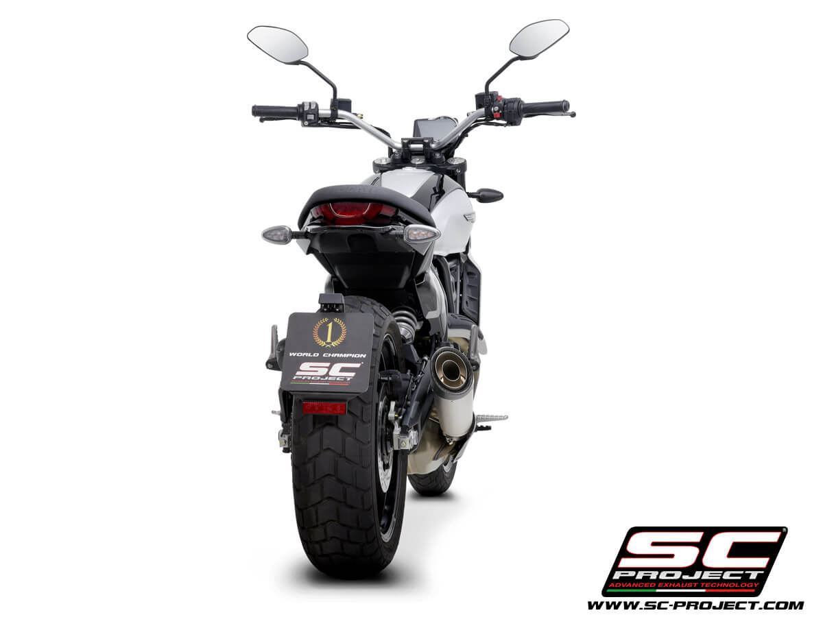 DUCATI SCRAMBLER 800 (2023) S1 titanium exhaust