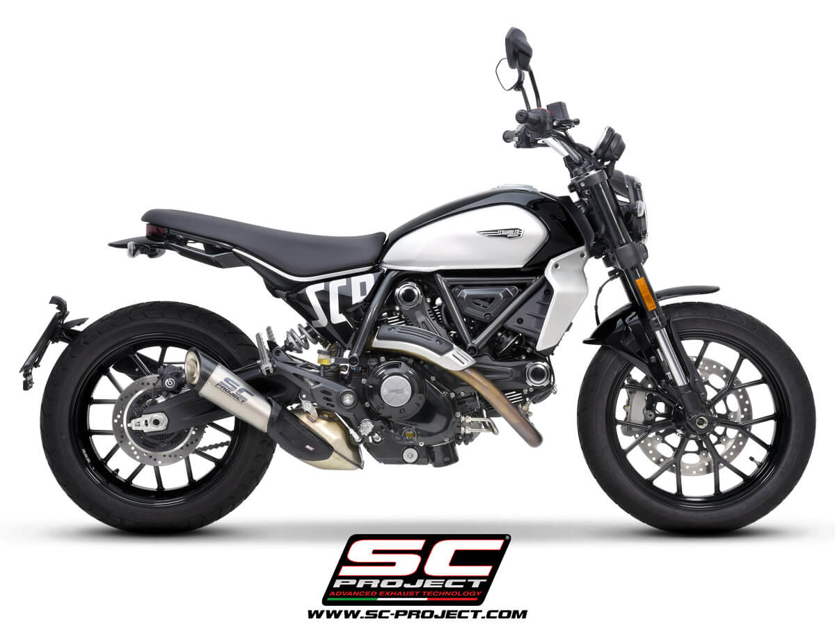 DUCATI SCRAMBLER 800 (2023) S1 titanium exhaust