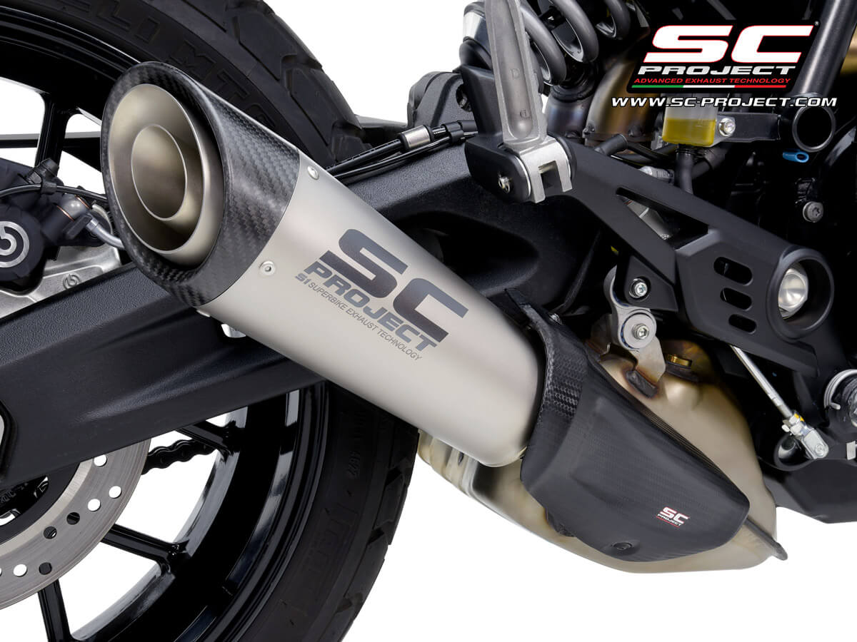 DUCATI SCRAMBLER 800 (2023) S1 titanium exhaust