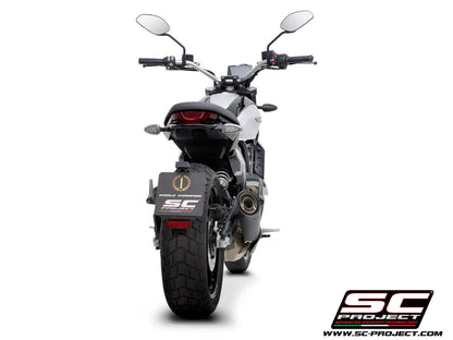 DUCATI SCRAMBLER 800 (2023) S1 titanium exhaust, matt black