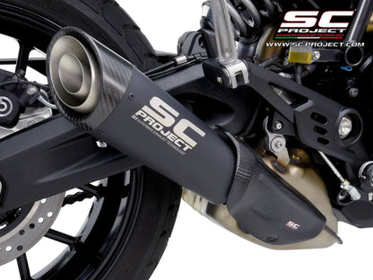DUCATI SCRAMBLER 800 (2023) S1 titanium exhaust, matt black