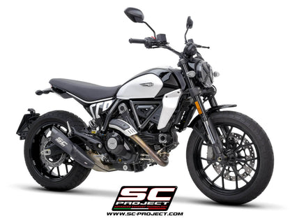 DUCATI SCRAMBLER 800 (2023) S1 titanium exhaust, matt black