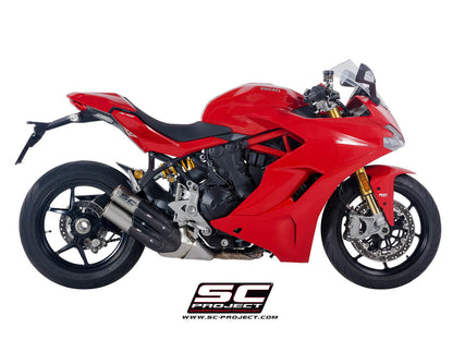 DUCATI SUPERSPORT 950 (2021-2024) Twin CR-T dual Muffler, titanium