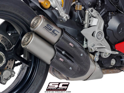 DUCATI SUPERSPORT 950 (2021-2024) Twin CR-T dual Muffler, titanium