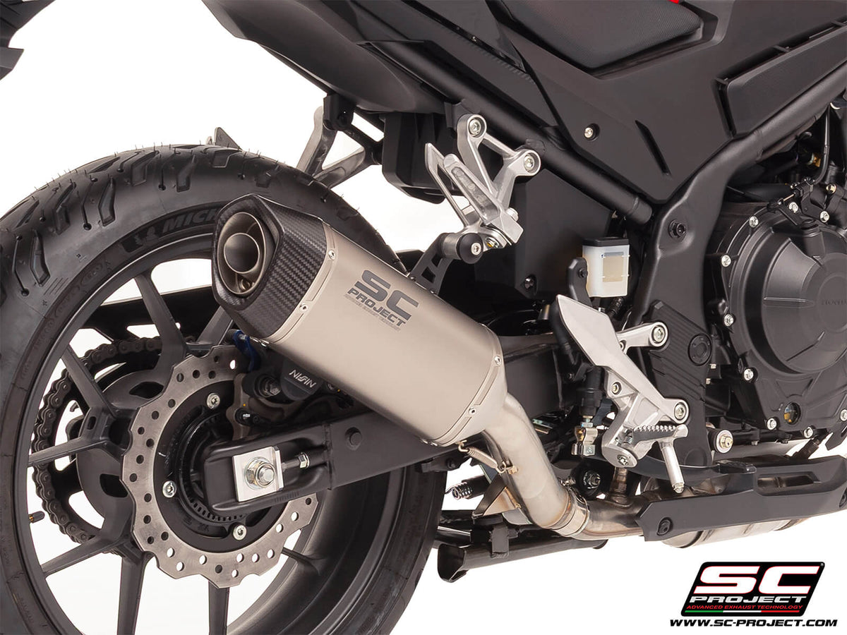 HONDA CBR500R (2024-2026) SC1-S titanium exhaust