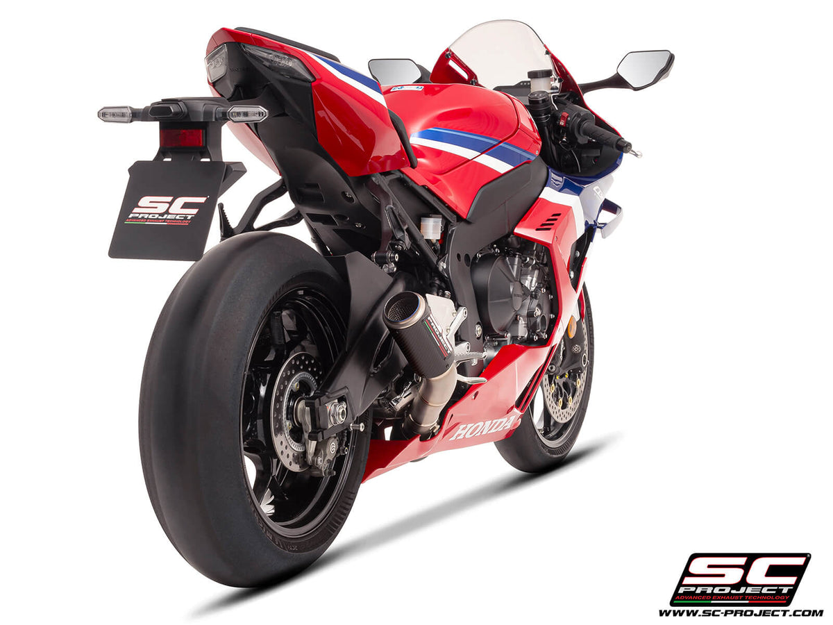 HONDA CBR1000RR-R (2024-2026) CR-T carbon fibre exhaust, with titanium exhaust valve