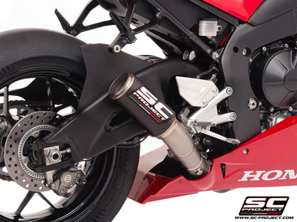 HONDA CBR1000RR-R (2024-2026) CR-T carbon fibre exhaust, with titanium exhaust valve