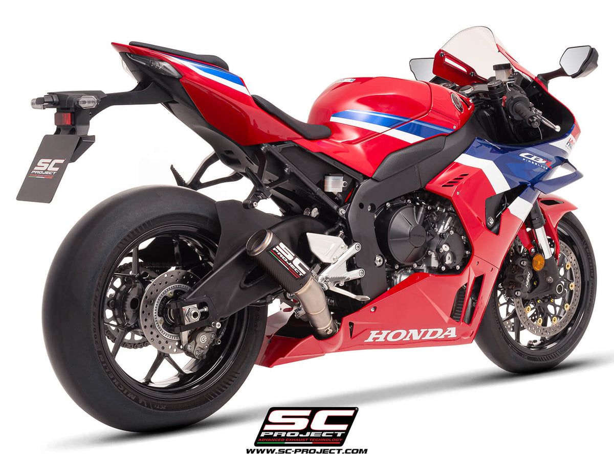 HONDA CBR1000RR-R (2024-2026) CR-T carbon fibre exhaust, with titanium exhaust valve
