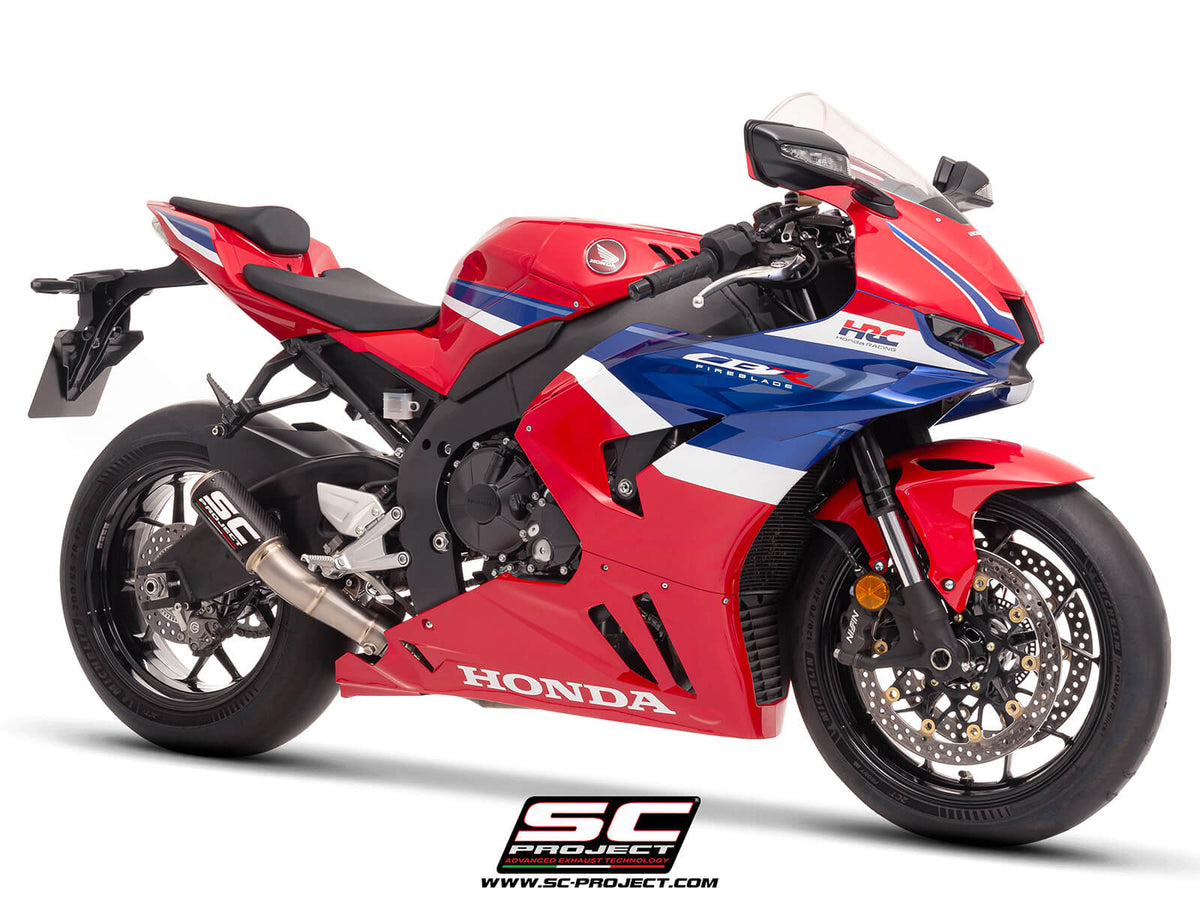 HONDA CBR1000RR-R (2024-2026) CR-T carbon fibre exhaust, with titanium exhaust valve