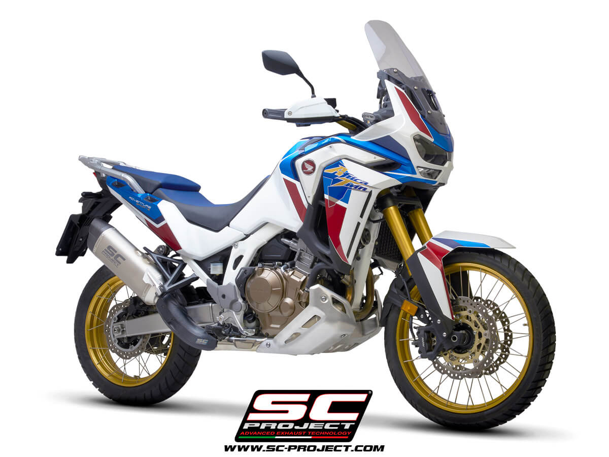 HONDA CRF1100L AFRICA TWIN (2020-2023) - ADVENTURE Adventure titanium exhaust