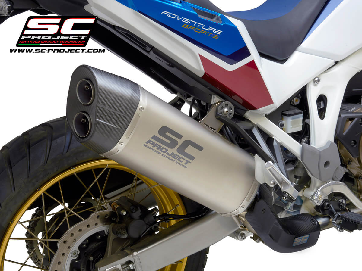 HONDA CRF1100L AFRICA TWIN (2020-2023) - ADVENTURE Adventure titanium exhaust