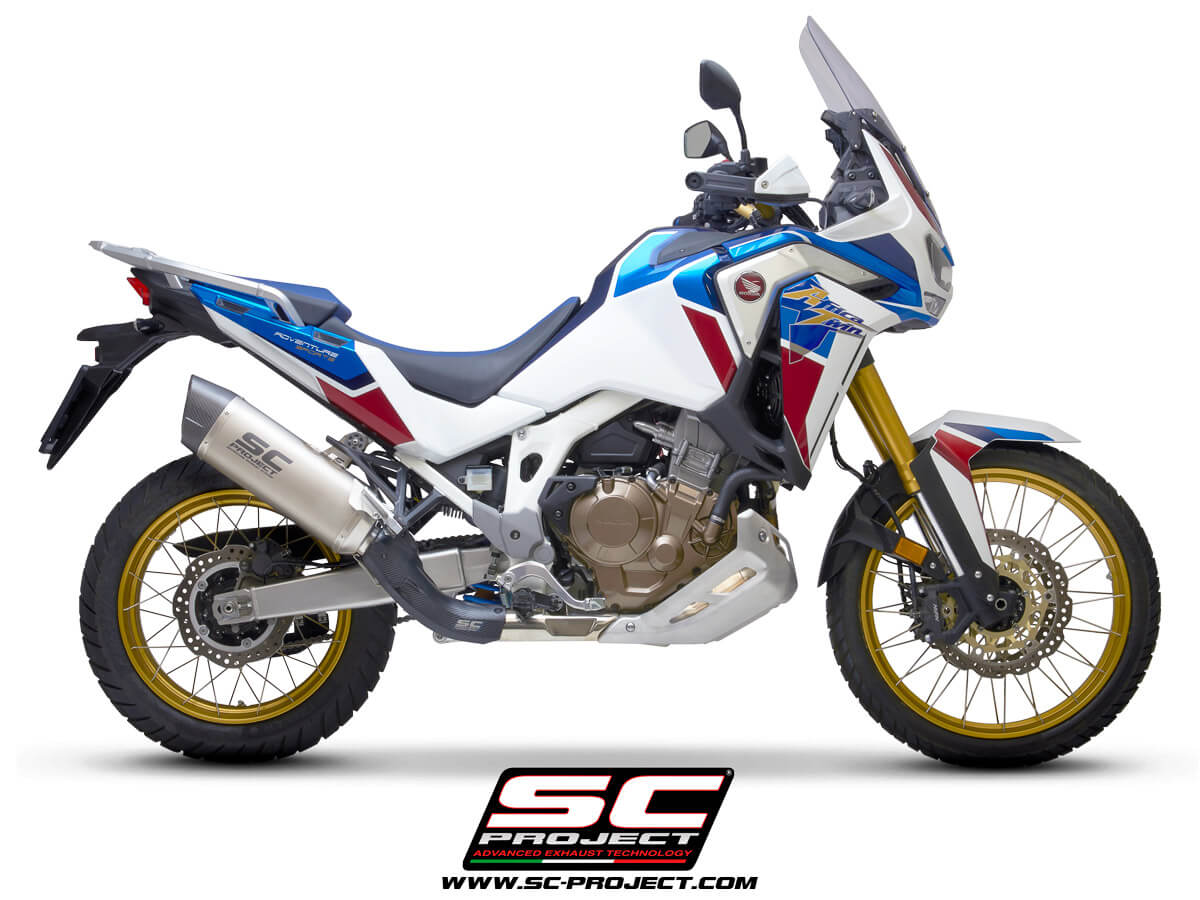 HONDA CRF1100L AFRICA TWIN (2020-2023) - ADVENTURE Adventure titanium exhaust