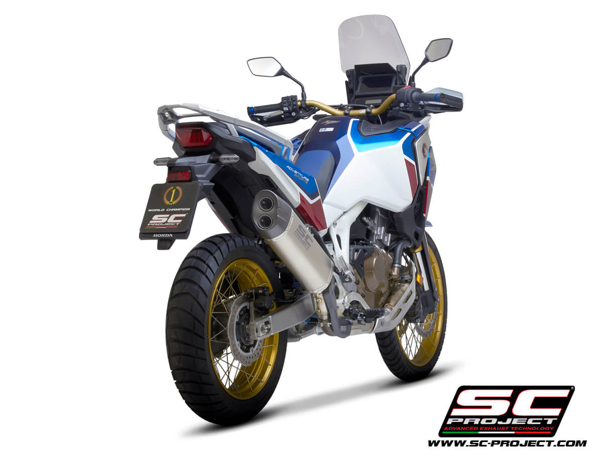 HONDA CRF1100L AFRICA TWIN (2020-2023) - ADVENTURE Adventure titanium exhaust