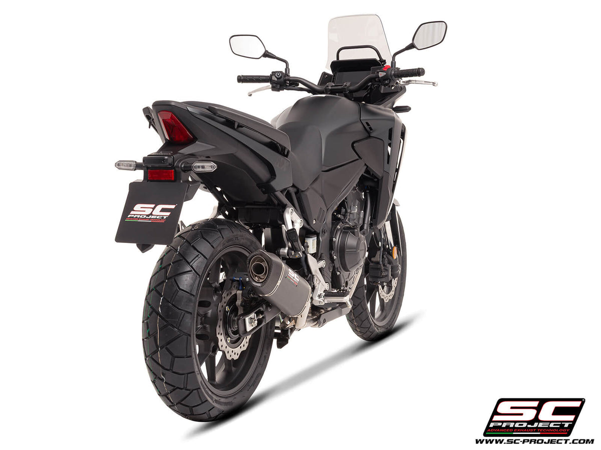 Honda NX500 (2024-2026) SC1-S carbon fibre exhaust