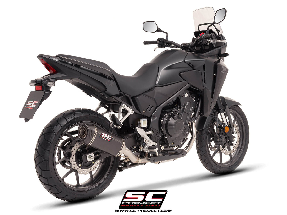 Honda NX500 (2024-2026) SC1-S carbon fibre exhaust