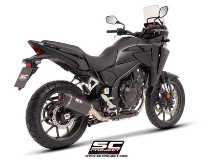 Honda NX500 (2024-2026) SC1-S carbon fibre exhaust