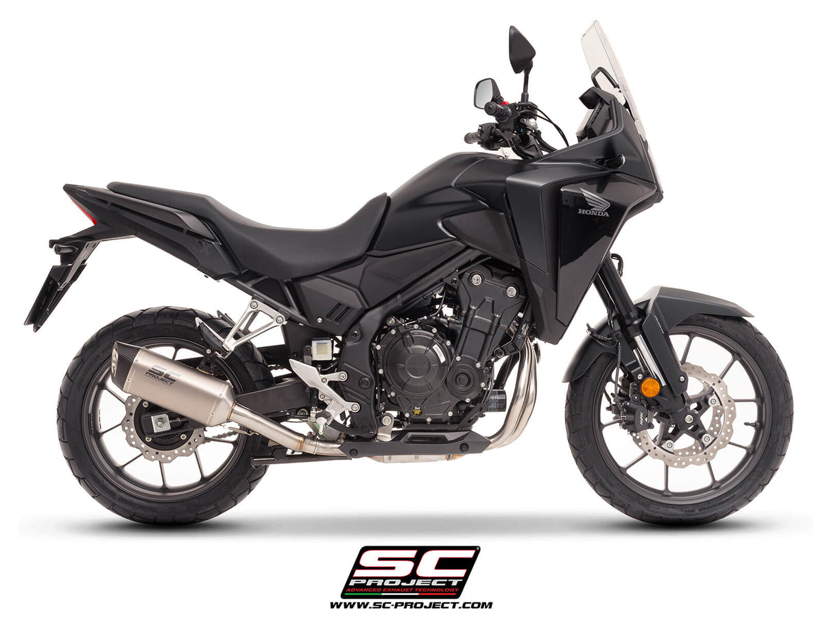 Honda NX500 (2024-2026) SC1-S titanium exhaust