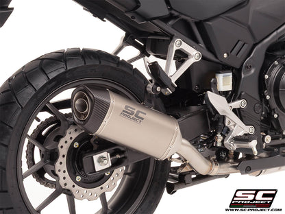 Honda NX500 (2024-2026) SC1-S titanium exhaust