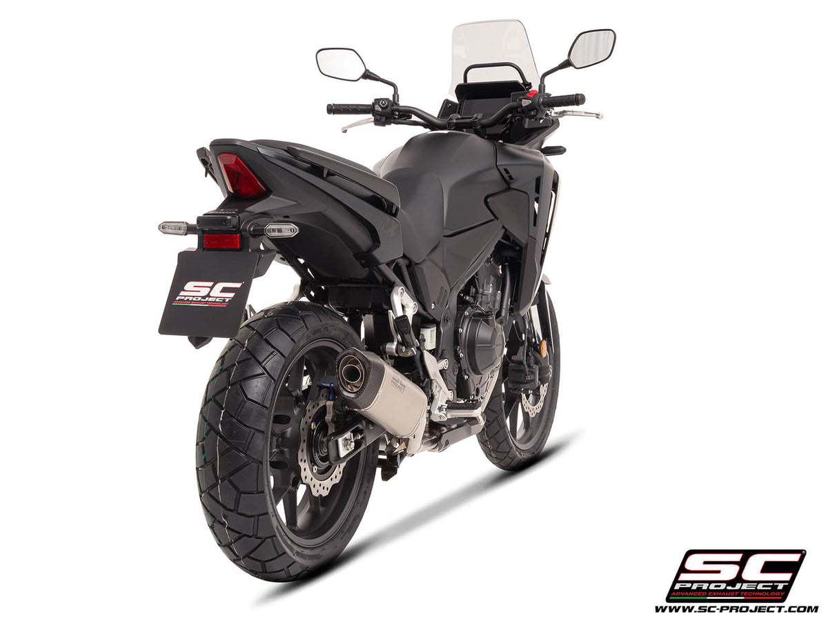Honda NX500 (2024-2026) SC1-S titanium exhaust