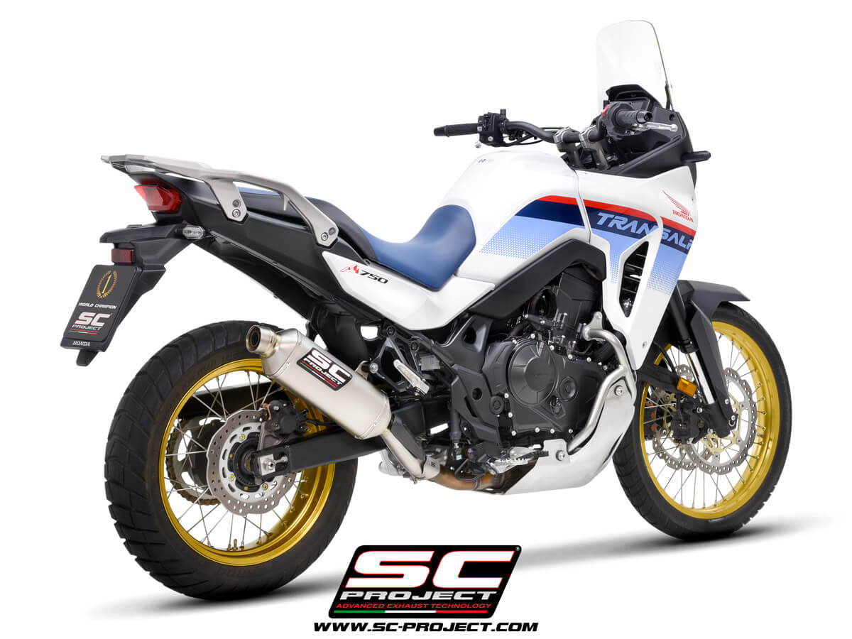HONDA XL750 Transalp (2025-2026) Rally Raid Muffler, Titanium