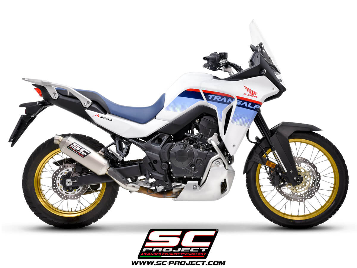 HONDA XL750 Transalp (2025-2026) Rally Raid Muffler, Titanium