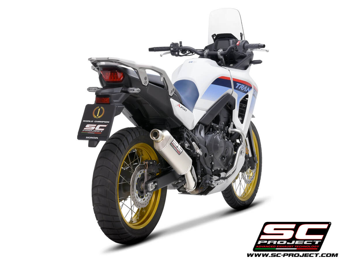 HONDA XL750 Transalp (2025-2026) Rally Raid Muffler, Titanium
