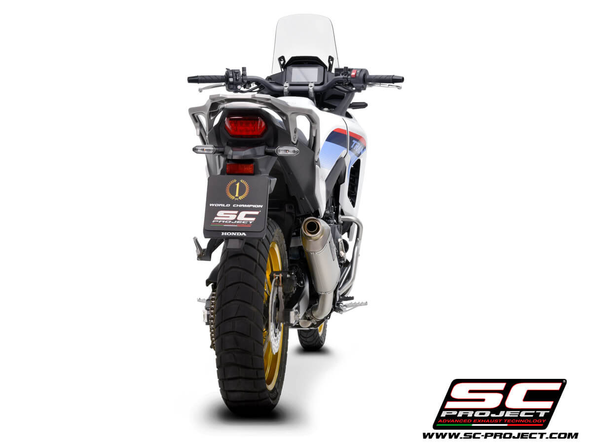 HONDA XL750 Transalp (2025-2026) Rally Raid Muffler, Titanium