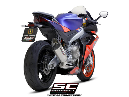 APRILIA RS 660 (2020 - 2024) Titanium Full Exhaust (2-1) with SC1-R Muffler