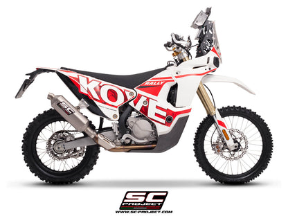 KOVE 450 RALLY (2023 - 2025) Rally Raid titanium exhaust