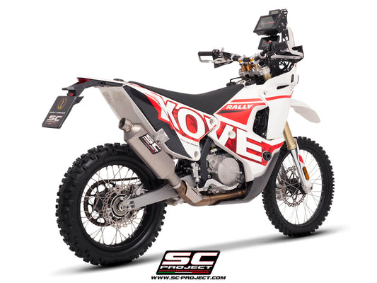 KOVE 450 RALLY (2023 - 2025) Rally Raid titanium exhaust