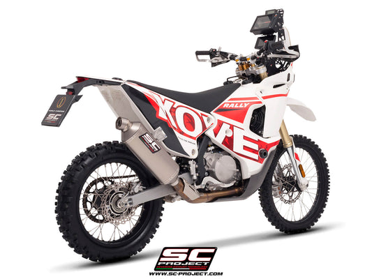 KOVE 450 RALLY (2023 - 2025) Rally-X GT titanium exhaust
