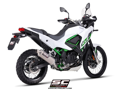 KAWASAKI KLE500 (2026) Rally Raid titanium exhaust (dual positions mounting*)