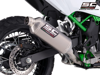 KAWASAKI KLE500 (2026) Rally Raid titanium exhaust (dual positions mounting*)