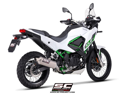 KAWASAKI KLE500 (2026) Rally Raid titanium exhaust (dual positions mounting*)