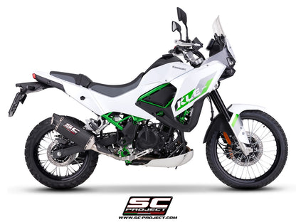 KAWASAKI KLE500 (2026) SC1-X carbon fibre exhaust (dual positions mounting*)