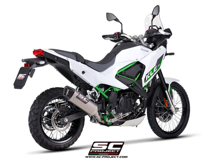 KAWASAKI KLE500 (2026) SC1-X titanium exhaust (dual positions mounting*)