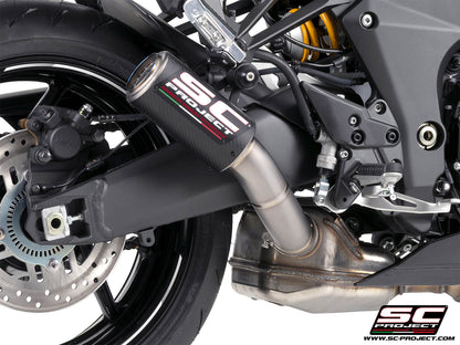 KAWASAKI Ninja 1100SX - SE (2025 - 2026) CR-T carbon fibre exhaust, with stoneguard grid