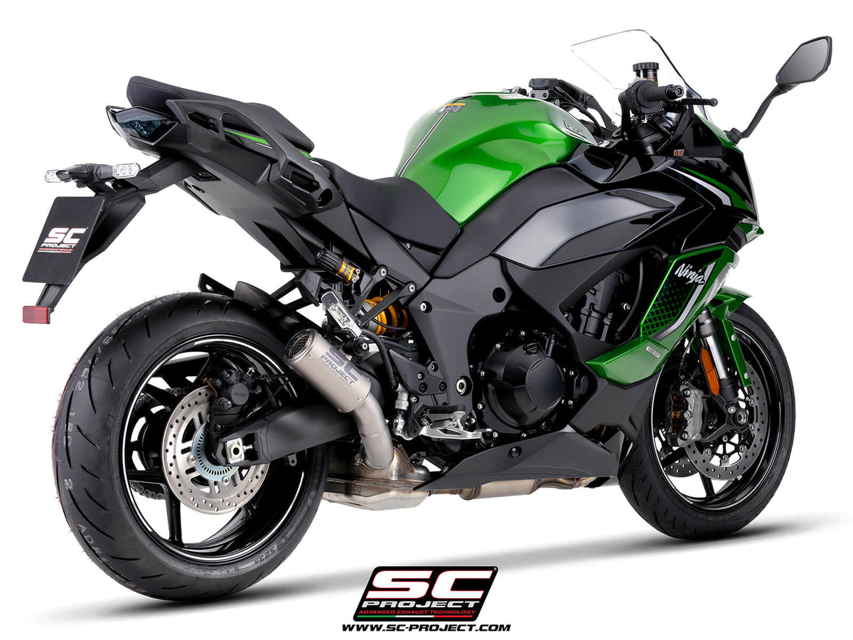 KAWASAKI Ninja 1100SX - SE (2025 - 2026) CR-T titanium exhaust, with stoneguard grid