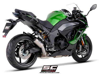 KAWASAKI Ninja 1100SX - SE (2025 - 2026) CR-T titanium exhaust, with stoneguard grid
