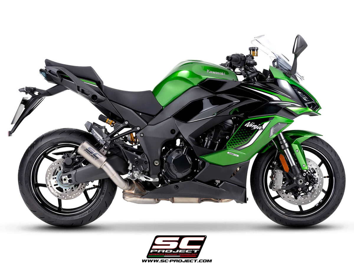 KAWASAKI Ninja 1100SX - SE (2025 - 2026) CR-T titanium exhaust, with stoneguard grid