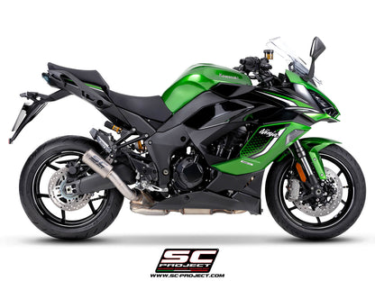KAWASAKI Ninja 1100SX - SE (2025 - 2026) CR-T titanium exhaust, with stoneguard grid