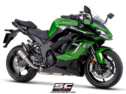 KAWASAKI Ninja 1100SX - SE (2025 - 2026) CR-T titanium exhaust, with stoneguard grid