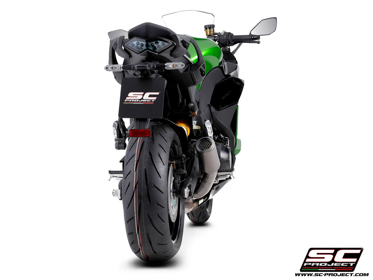 KAWASAKI Ninja 1100SX - SE (2025 - 2026) CR-T titanium exhaust, with stoneguard grid