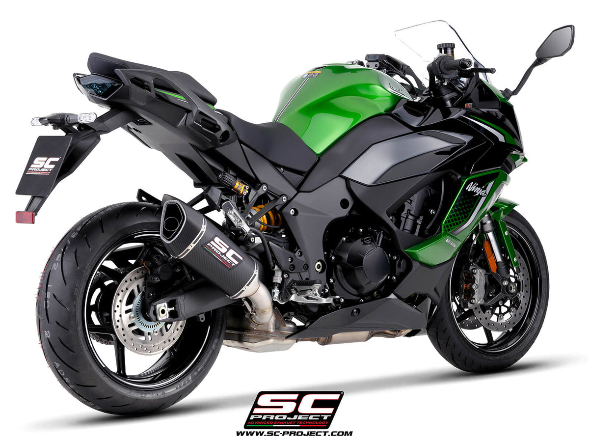 KAWASAKI Ninja 1100SX - SE (2025 - 2026) SC1-R carbon fibre exhaust (dual mounting for side case*)