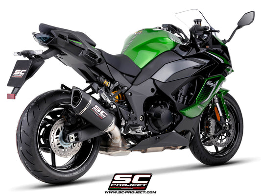 KAWASAKI Ninja 1100SX - SE (2025 - 2026) SC1-R carbon fibre exhaust (dual mounting for side case*)