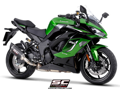 KAWASAKI Ninja 1100SX - SE (2025 - 2026) SC1-R carbon fibre exhaust (dual mounting for side case*)