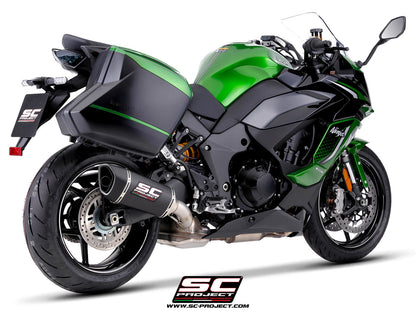 KAWASAKI Ninja 1100SX - SE (2025 - 2026) SC1-R carbon fibre exhaust (dual mounting for side case*)